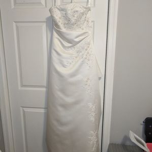 Michaelangelo for David's Bridal wedding dress
